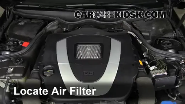 2006 Mercedes-Benz CLK350 3.5L V6 Convertible (2 Door) Air Filter (Engine) Replace